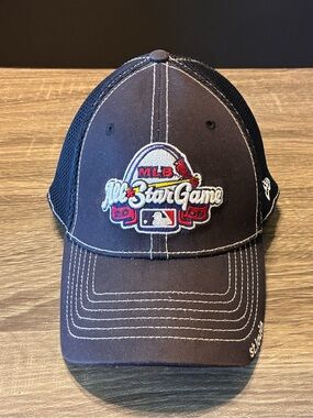 2005 MLB All Star Game Hat Cap Fitted Size Medium/Large Black MLB St. Louis